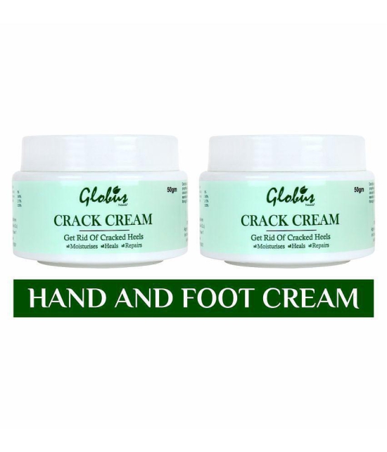 Globus Naturals Hand, Crack Heels & Foot Cream ( 50 g ) Pack of 2