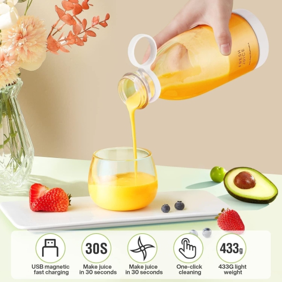 Portable Juicer Blender USB Rechargeable