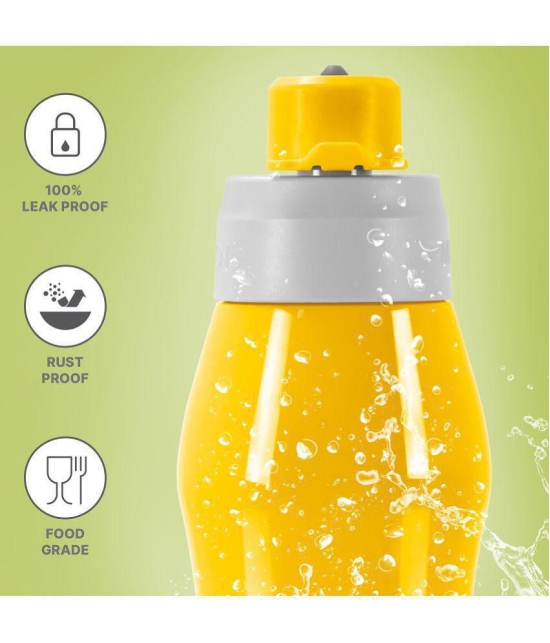 Milton Active 1000 Stainless Steel Water Bottle, 885 ml, Yellow - Yellow