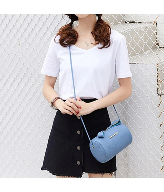 Parrk - Blue PU Sling Bag - Blue