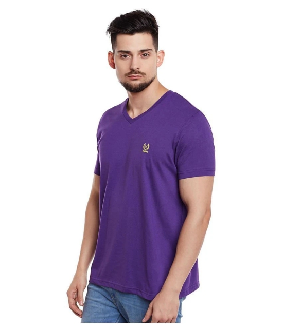 Vimal Jonney Purple Half Sleeve T-Shirt - None