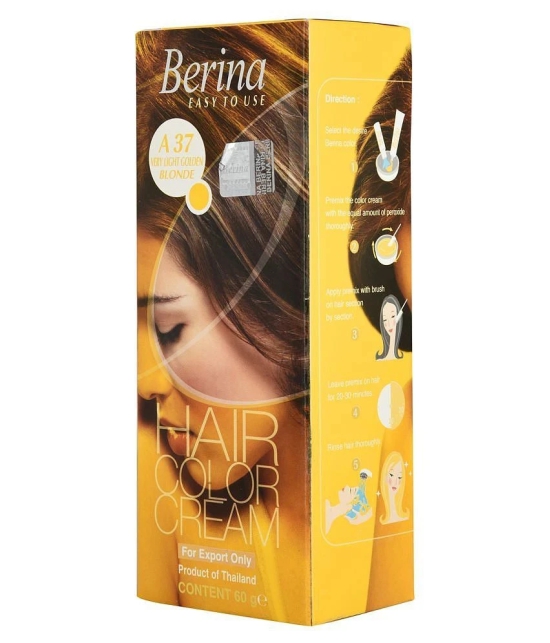 Berina Very Light Golden Blonde  Semi Permanent Hair Color Blonde 60 g