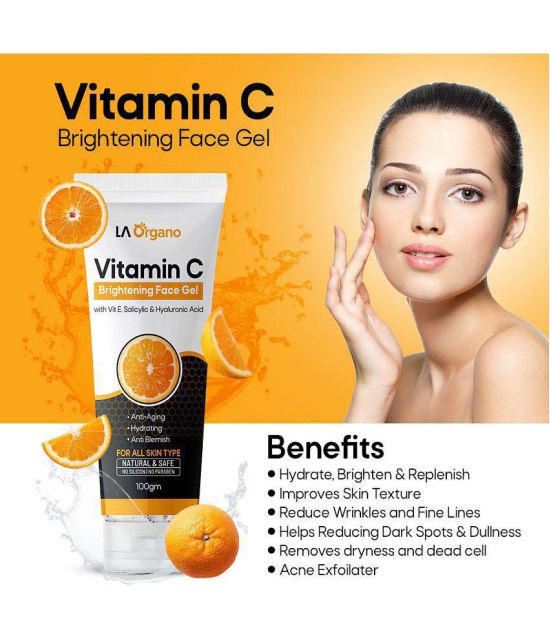 LA ORGANO Vitamin C Face Gel for Anti-Aging & Anti Blemishes Hydration Booster 100 gm