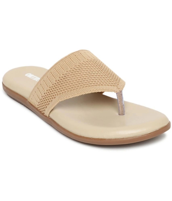 ORTHO JOY - Cream Women's Flats - None