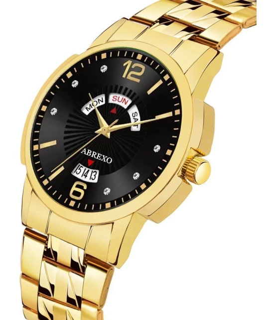 Abrexo Gold Stainless Steel Analog Mens Watch