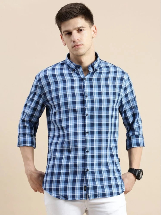 Showoff Cotton Blend Regular Fit Checks Full Sleeves Mens Casual Shirt - Multi ( Pack of 1 ) - None