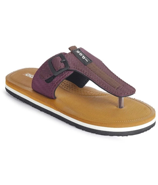 Aadi Purple Womens Leather Slipper - None