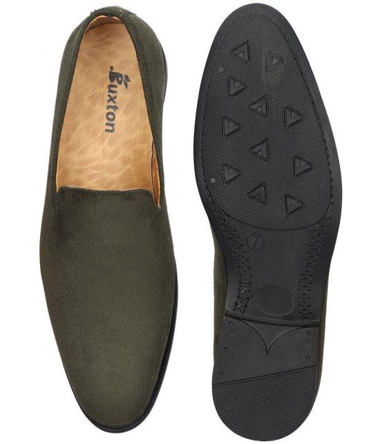 Buxton - Green Men's Slip-on Shoes - 8