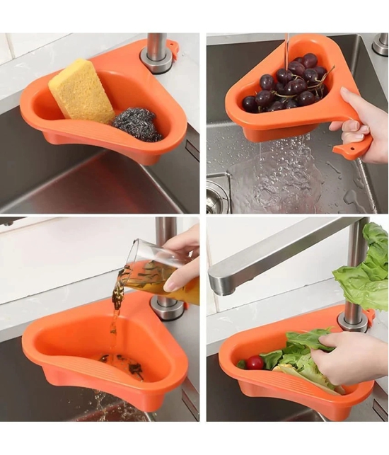 Multipurpose Plastic Kitchen Sink Organizer Corner Dish