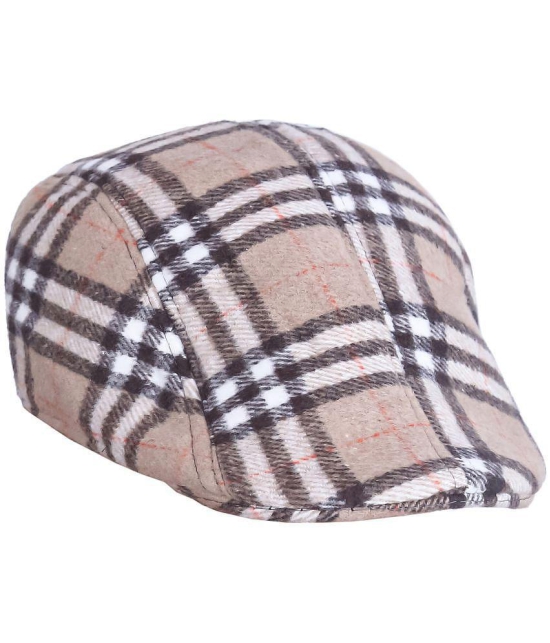 Zacharias Brown Woollen Men's Cap ( Pack of 1 ) - Brown