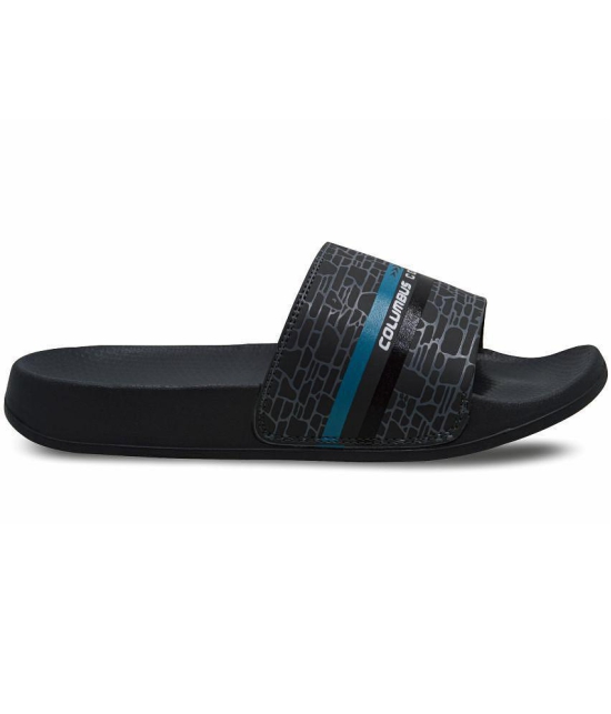 Columbus - Dark Grey Men's Slide Flip Flop - None