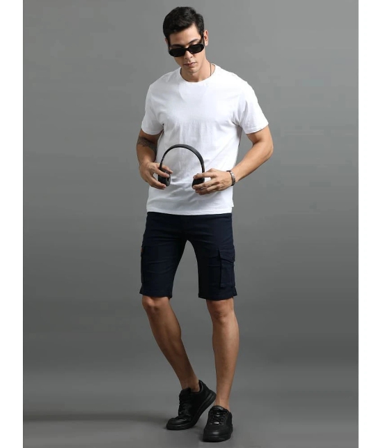 Paul Street Navy Cotton Mens Shorts ( Pack of 1 ) - None