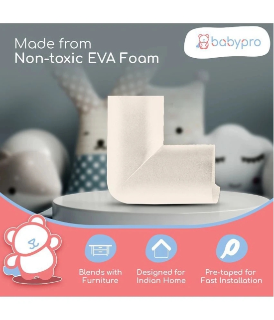 BabyPro White Foam Edge Guard ( 8 pcs )