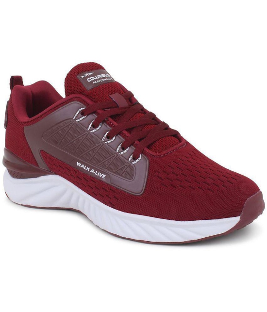 Columbus - AGRO-Sport shoe Maroon Men's Sports Running Shoes - None