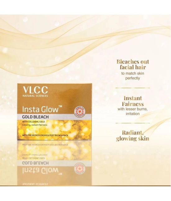 VLCC Insta Glow Gold Bleach, 30 g (Pack of 6)