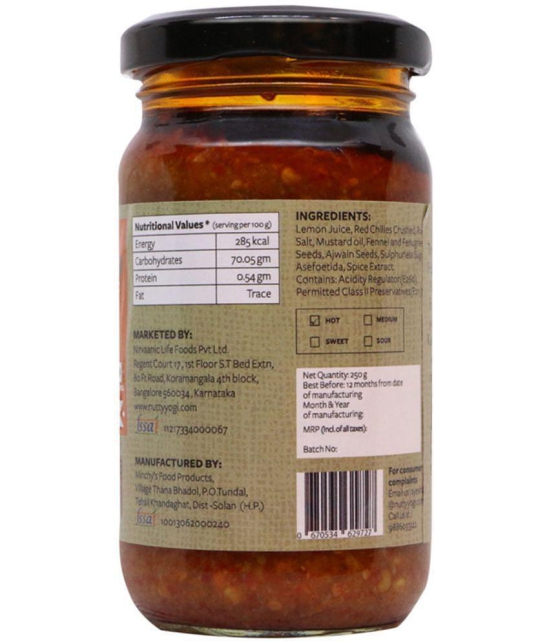 Nutty Yogi Red Chilli Chukh Pickle 250 g