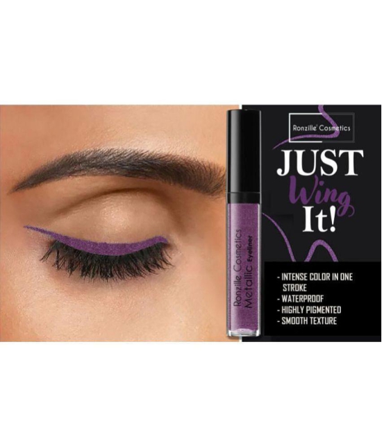 Ronzille - Teal Glitter Eye Liner Liquid ( Pack of 1 )