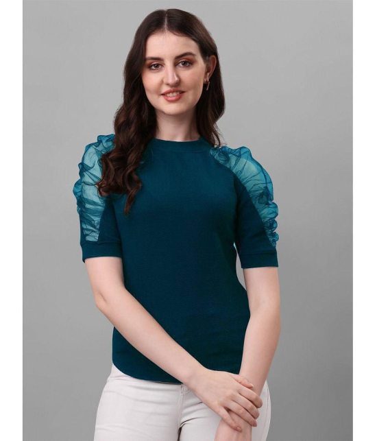 Sheetal associates - Blue Polyester Women's Regular Top ( Pack of 1 ) - None