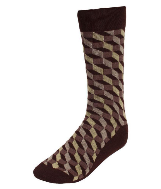 Creature Brown Formal Mid Length Socks - Brown