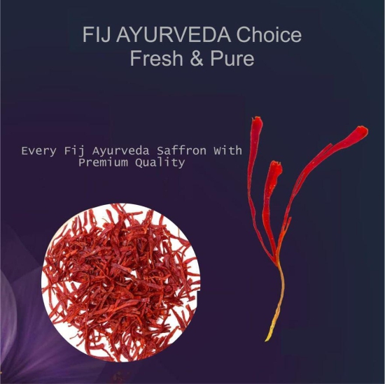 FIJ AYURVEDA Saffron Thread Kesar/Keshar/Zafran/Jafran | Premium Saffron | for Pregnant Women (A++ Grade) ? 4GM Combo Pack