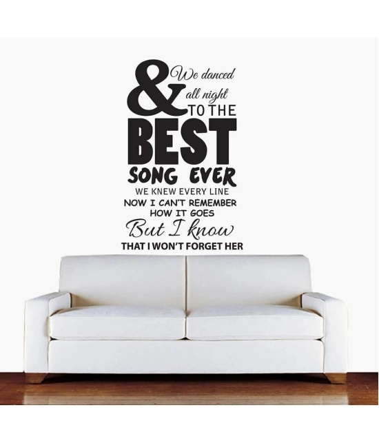 Decor Villa Best song ever Vinyl Wall Stickers