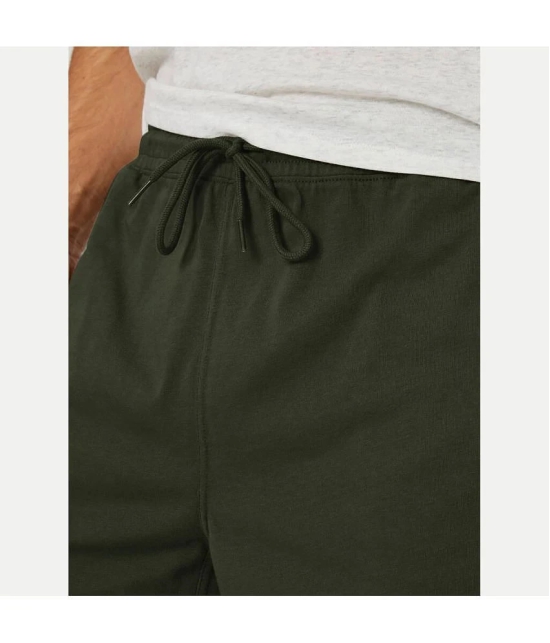 Radprix Green Cotton Mens Shorts ( Pack of 1 ) - None