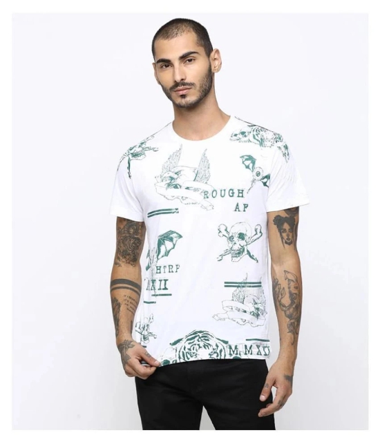 Huetrap Cotton White Printed T-Shirt - None