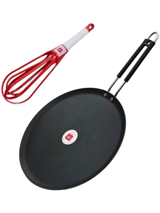 LAZYWINDOW Iron Dosa Tawa ( Pack of 1 ) - Black