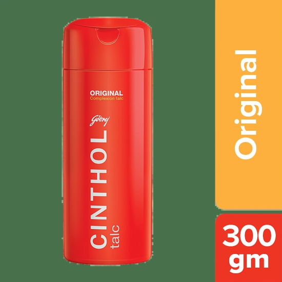 Cinthol Original Talc - Antiperspirant, Germ Protection, Lasting Fragrance, 300 G