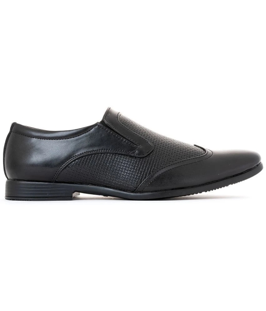 Khadims - Black Mens Slip On Formal Shoes - None