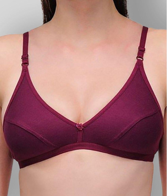 Softskin - Multicolor Cotton Non Padded Women's Everyday Bra ( Pack of 6 ) - 30B