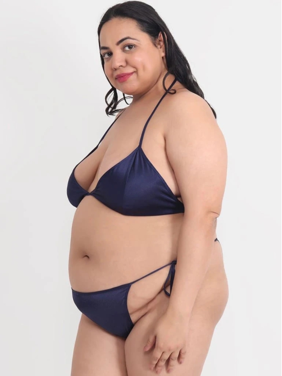 Plus Size Sexy Navy Honeymoon Bridal Bikini Set 11N