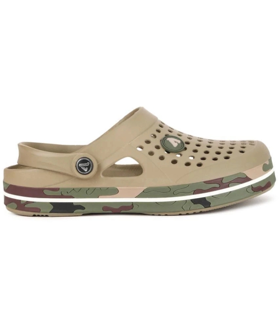 Aqualite - Khaki Mens Clogs - None