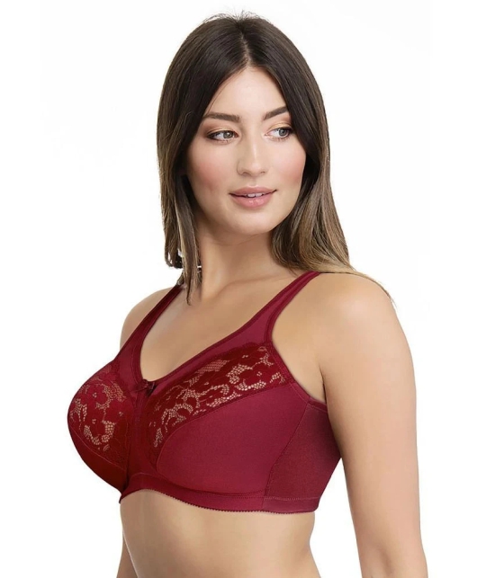 Amante Pack of 1 Polyester Non Padded Womens Shaping Bra ( Maroon ) - 36D