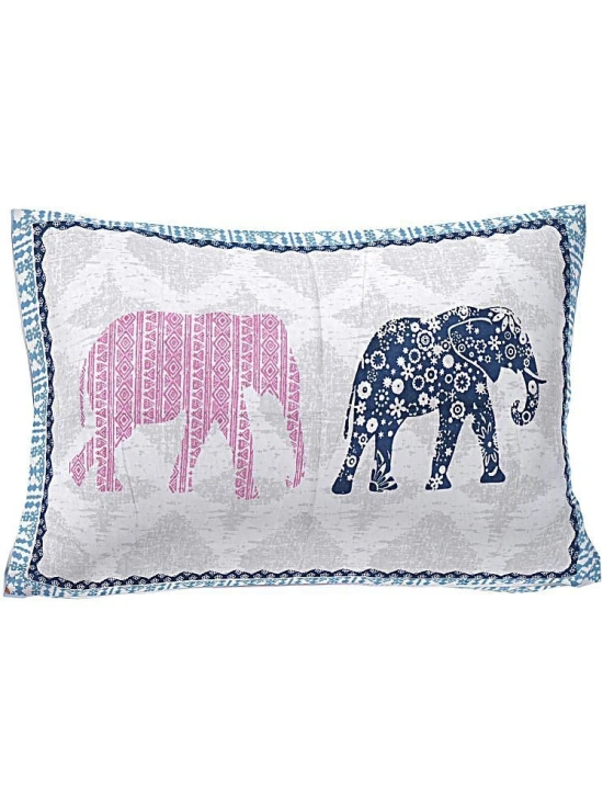 FrionKandy Living Cotton Animal 1 Single with 1 Pillow Cover - Multicolor - Multicolor