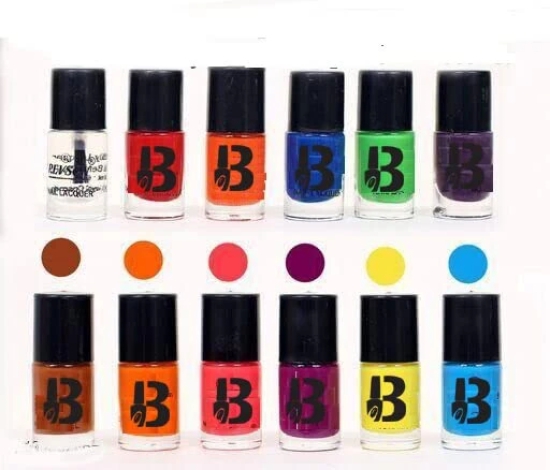 BANETION 9 ML Makeup Collection, Mini Nail Kit, Paraben Free, Long Lasting Formula, 12 in 1 Combo