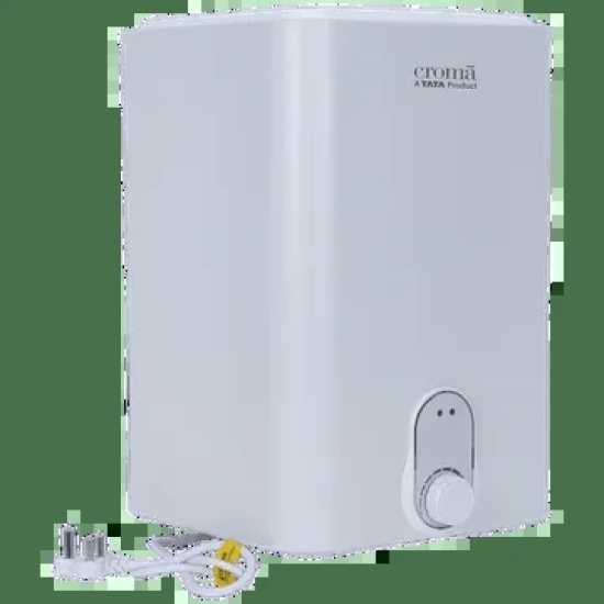 Croma 25 Litres 5 Star Storage Water Geyser (2000 Watts, White)