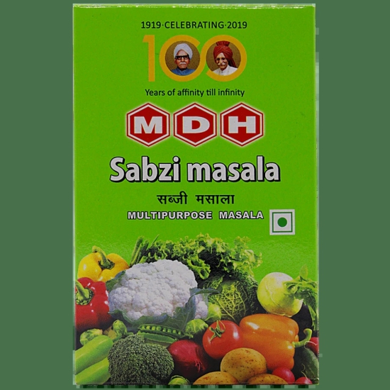 Mdh Sabzi Masala - Multi-Purpose Use, 100 G Pack