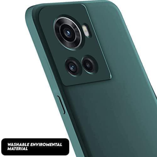 Winble OnePlus 10R 5G Back Cover Case Liquid Silicone (Green)