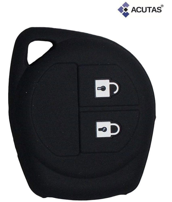 ACUTAS Silicone Car Key Cover (Black)