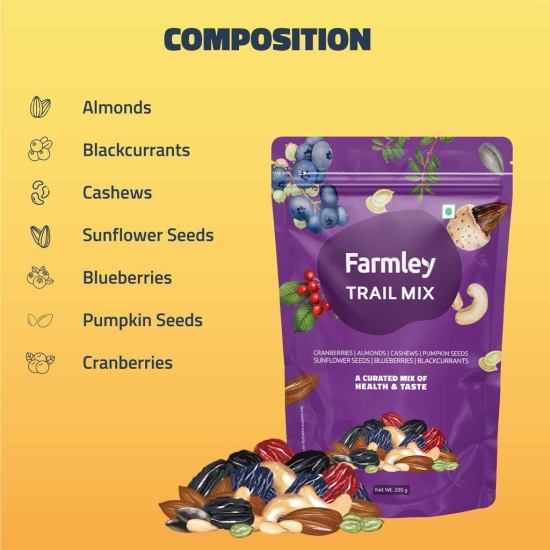 Farmley Trail Dry Fruit Mix- 200g