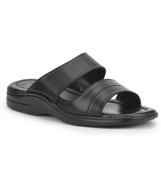 Liberty Black Mens Leather Slipper - None