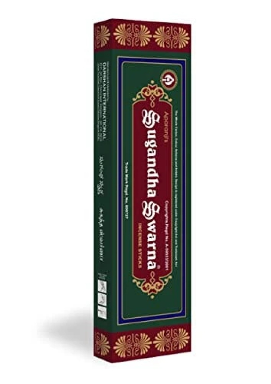 DARSHAN INCENSE APARANJI'S SUGANDHA SWARNA PACK OF 8