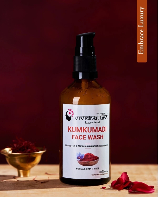 Kumkumadi Face Wash | Ayurvedic Face Wash | best kumkumadi face wash for Radiant Skin-100ml