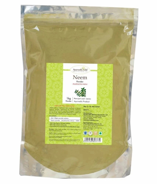 Ayurvedic Life Neem Powder 1 kg Pack of 2