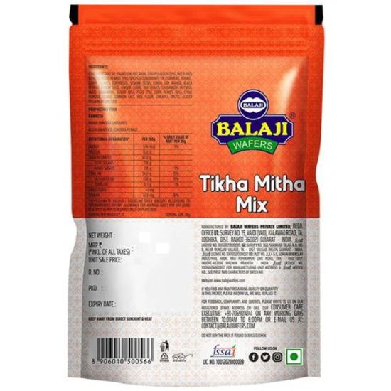 Balaji Namkeen Tikha Mitha Mix, 500 Gm