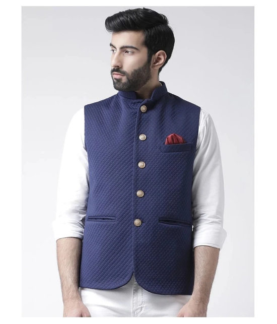 Hangup Multi Cotton Blend Nehru Jacket - None