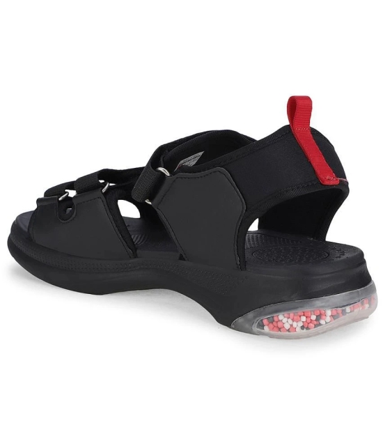 Campus - Black Mens Floater Sandals - None