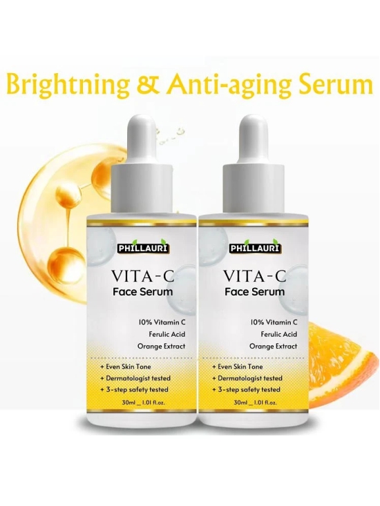 Phillauri Face Serum Vitamin C Radiant Glow For All Skin Type ( Pack of 2 )