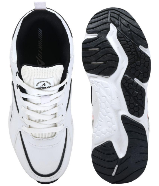 Impakto White Mens Sports Running Shoes - None